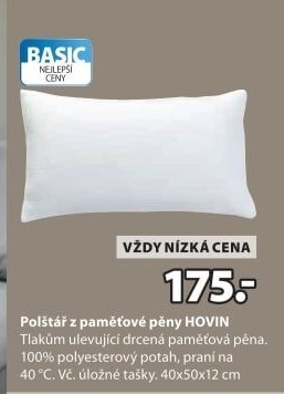 Paměťový polštář