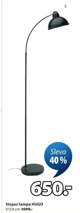 Stojací lampa Hugo