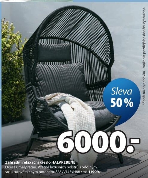 Zahradní křeslo Halvrebene