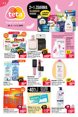 akční leták Teta drogerie 23.4.2026-4.5.2026