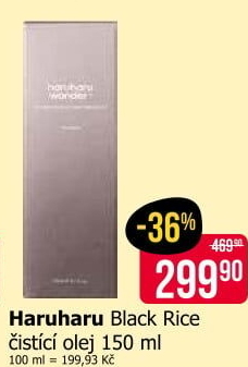 Čisticí olej Wonder Black Rice Haruharu