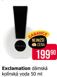 Dámská kolínská voda Exclamation