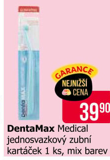Dočišťovací jednosvazkový kartáček Dentamax