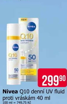 Fluid UV proti vráskám Q10 OF 50 Nivea