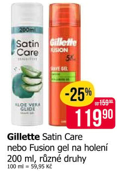 Gel na holení pánský Fusion Gillette