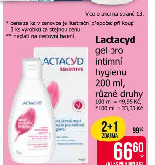 Intimní emulze Lactacyd