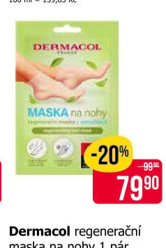 Maska na nohy v ponožkách Dermacol