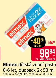 Pasta na zuby dětská Elmex