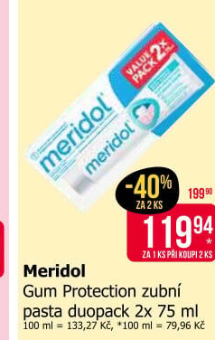 Pasta na zuby Gum protection Meridol