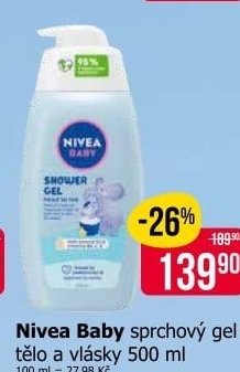 Sprchový gel dětský Baby Nivea