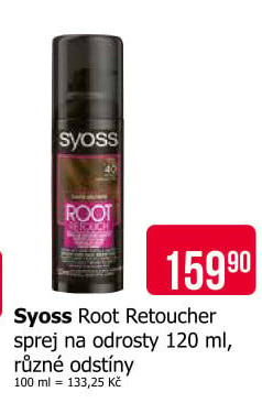 Sprej na odrosty Root Retoucher Syoss