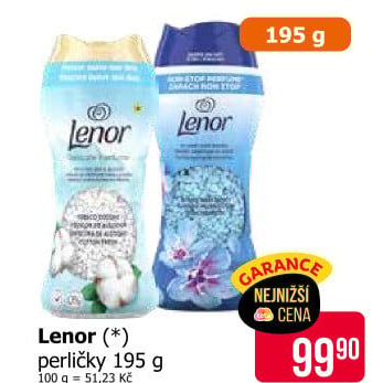 Vonné perličky do pračky Lenor