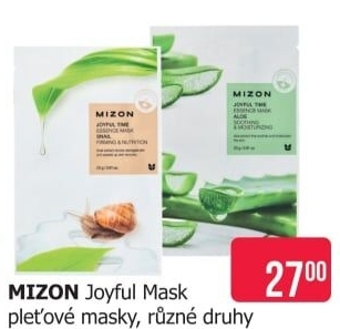 Textilní pleťová maska Mizon