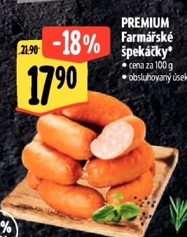 Farmářské špekáčky Premium Albertovo uzenářství