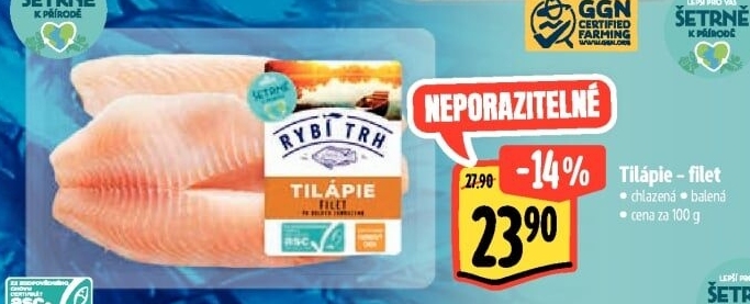 Tilápie filety Albert