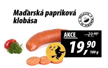 Maďarská papriková klobása