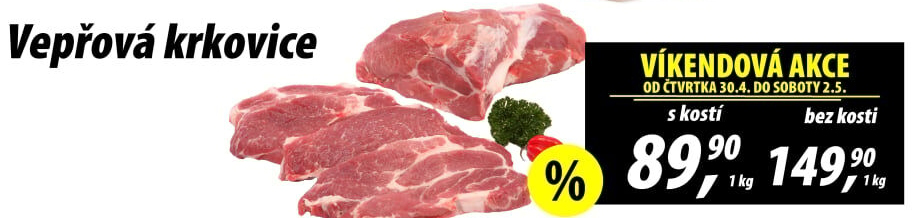 Vepřová krkovice s kostí