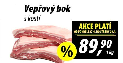 Vepřový bok s kostí