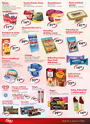 akční leták CBA 29.4.2026-5.5.2026