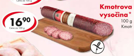 Salám Kmotrova vysočina Kmotr