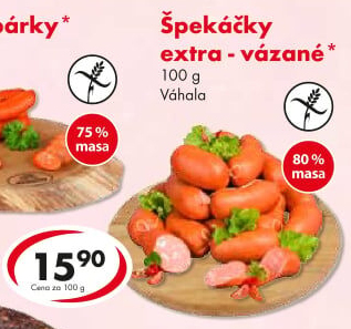 Špekáčky extra vázané Váhala