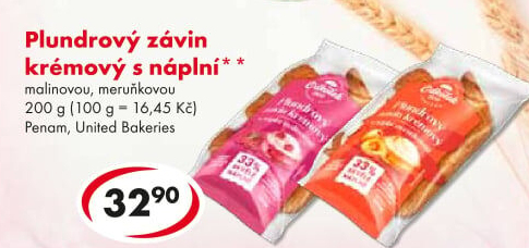 Závin plundrový s náplní Odkolek