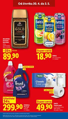 akční leták Lidl 30.4.2026-3.5.2026