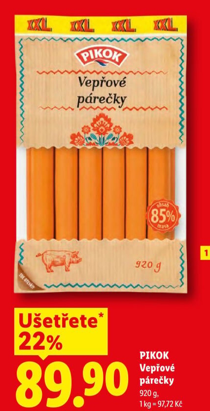Párečky vepřové Pikok