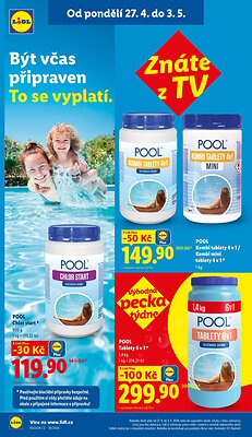 akční leták Lidl 27.4.2026-3.5.2026
