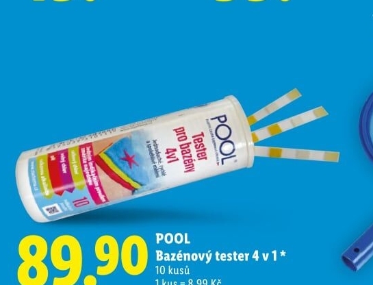Bazénový tester 4v1 Pool