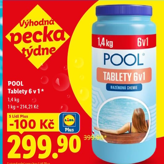 Přípravek do bazénu pH minus Pool