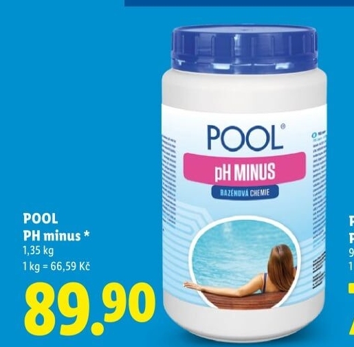 Přípravek do bazénu pH minus Pool