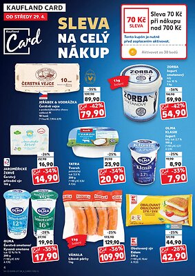 akční leták Kaufland 29.4.2026-5.5.2026