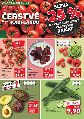 akční leták Kaufland 29.4.2026-5.5.2026