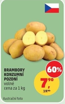 Brambory konzumní pozdní