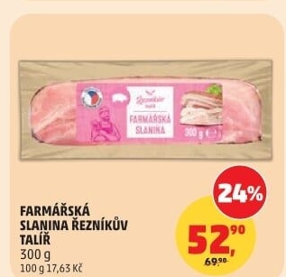 Farmářská slanina Řezníkův talíř