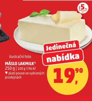 Máslo Lakmilk