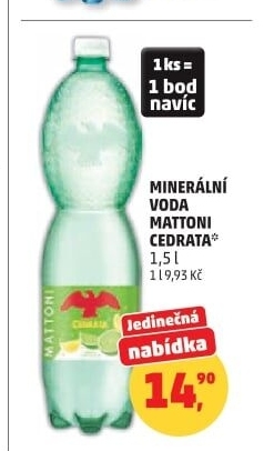 Ochucená voda Mattoni