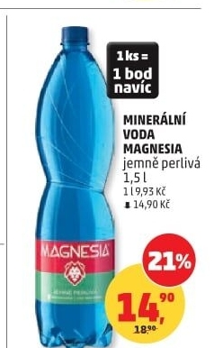 Přírodní voda Magnesia