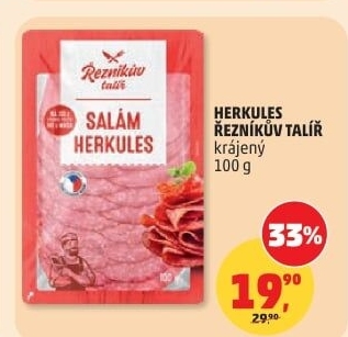 Salám Herkules Řezníkův talíř
