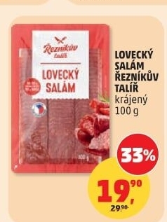 Salám lovecký Řezníkův talíř