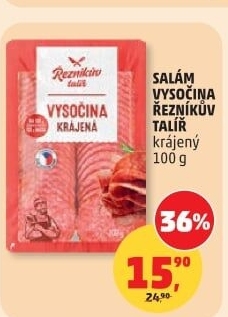 Salám Vysočina Řezníkův talíř