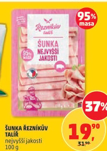 Šunka nejvyšší jakosti Řezníkův talíř