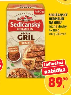 Sýr Hermelín na gril Sedlčanský