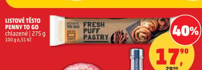 Těsto listové Penny To Go