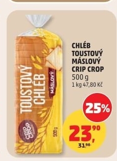 Toustový chléb Crip Crop