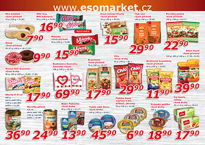 akční leták ESO MARKET 29.4.2026-10.5.2026