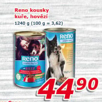 Konzerva pro psy Reno