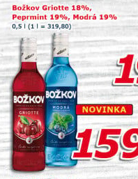 Likér Modrá Božkov