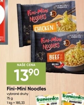 Instantní nudlová polévka Fini-Mini Podravka